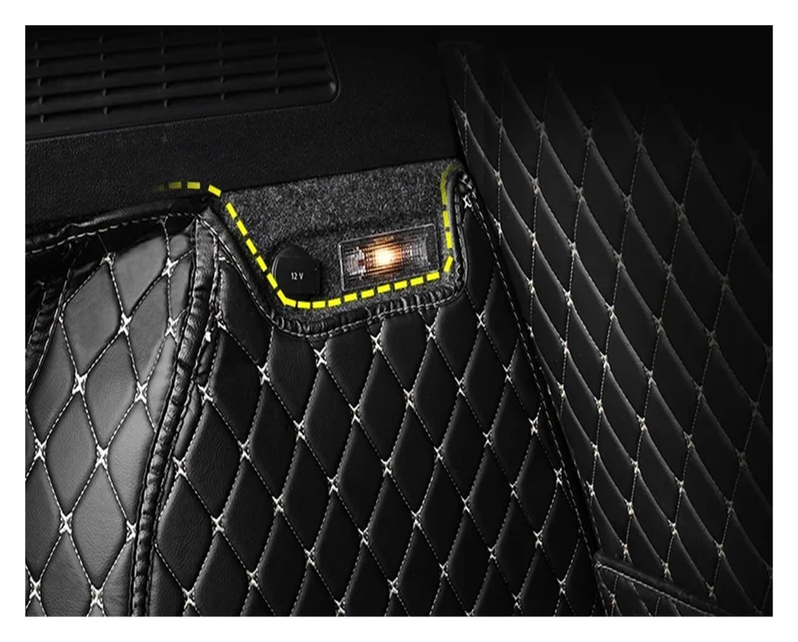 Alfombra Impermeable Alfombrillas para Maletero De Coche Alfombrillas De Almacenamiento para MG S5 EV ES5 ES34 2024-2027 Kit Bandeja Maletero(Light Grey-1)