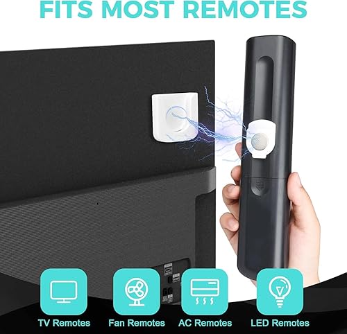 Miniatura 6 de Soporte magnético para control remoto de 4 piezas, autoadhesivo, adecuado para la parte trasera de TV, así como para ventilador de TV y controles
