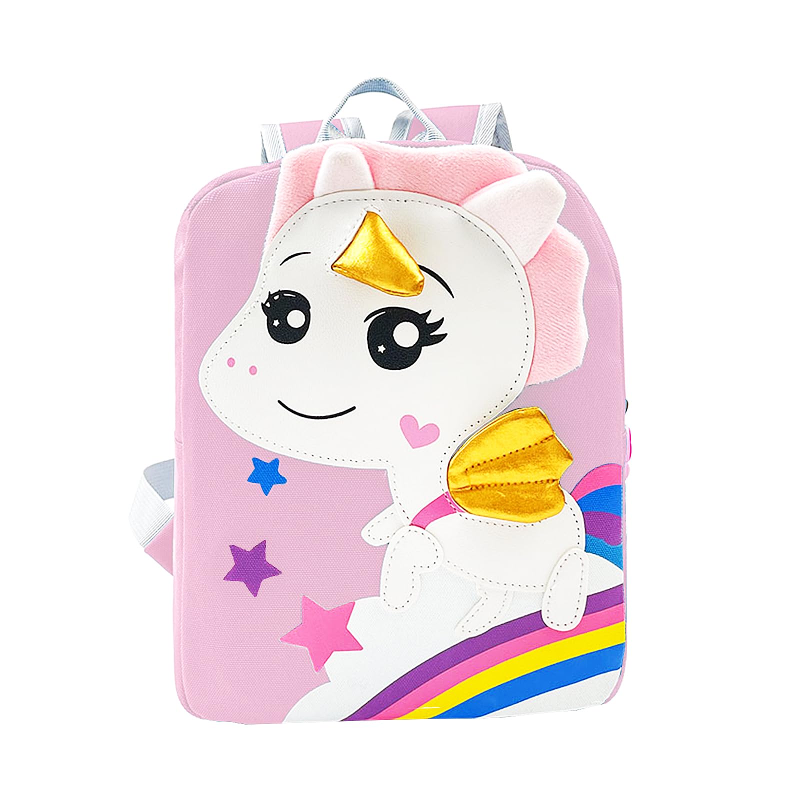 Spldsun Mochila Niña, Mochila Unicornio Niña, Mochila con Correas Ajustables 4-6 Años para Escolar, Bolsillos Frontales Y Laterales para Escuela/Viajes (Pink) 分类: