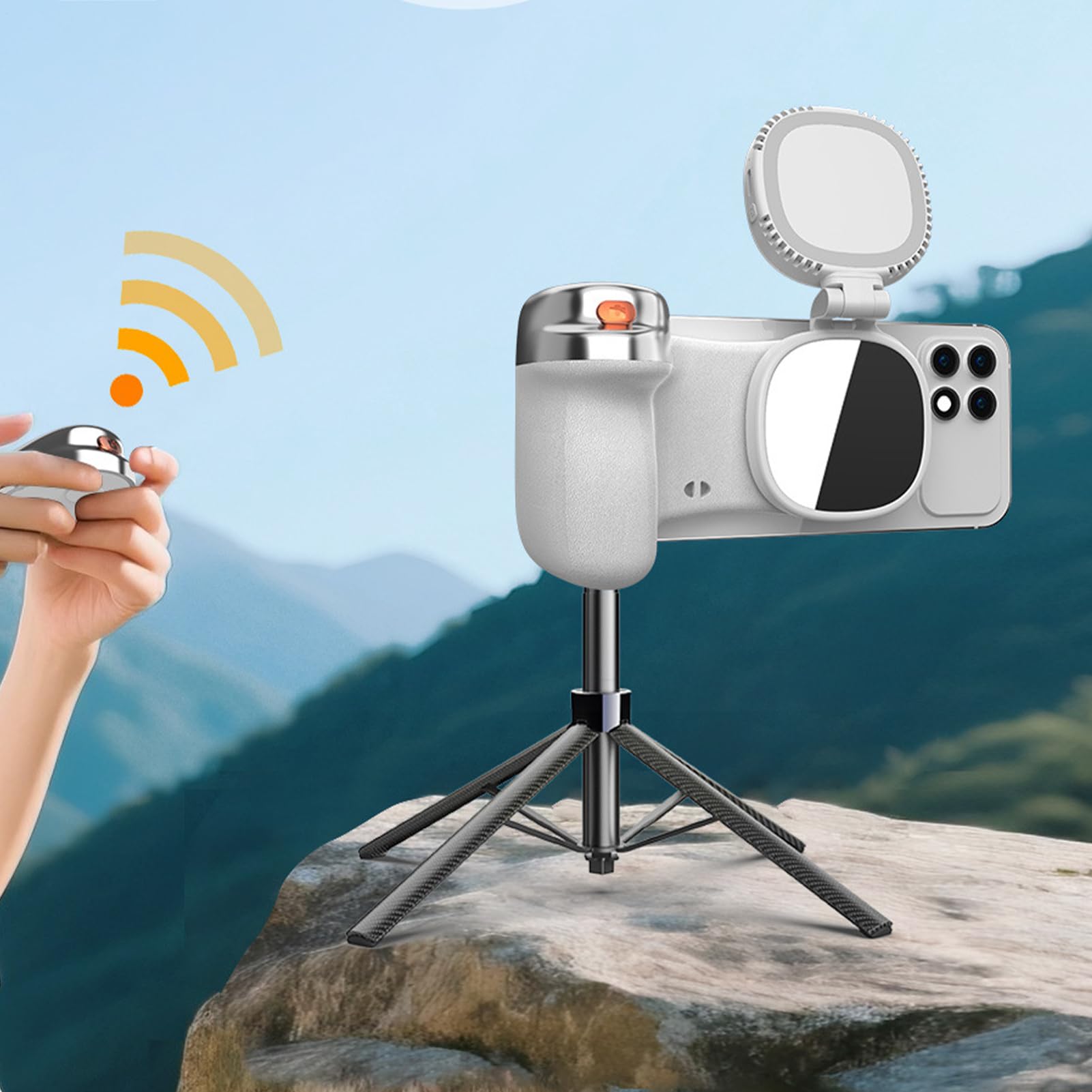Uchwyt Do Aparatu Smartfona Obrotowy Magnetyczny Statyw Do Selfie 360