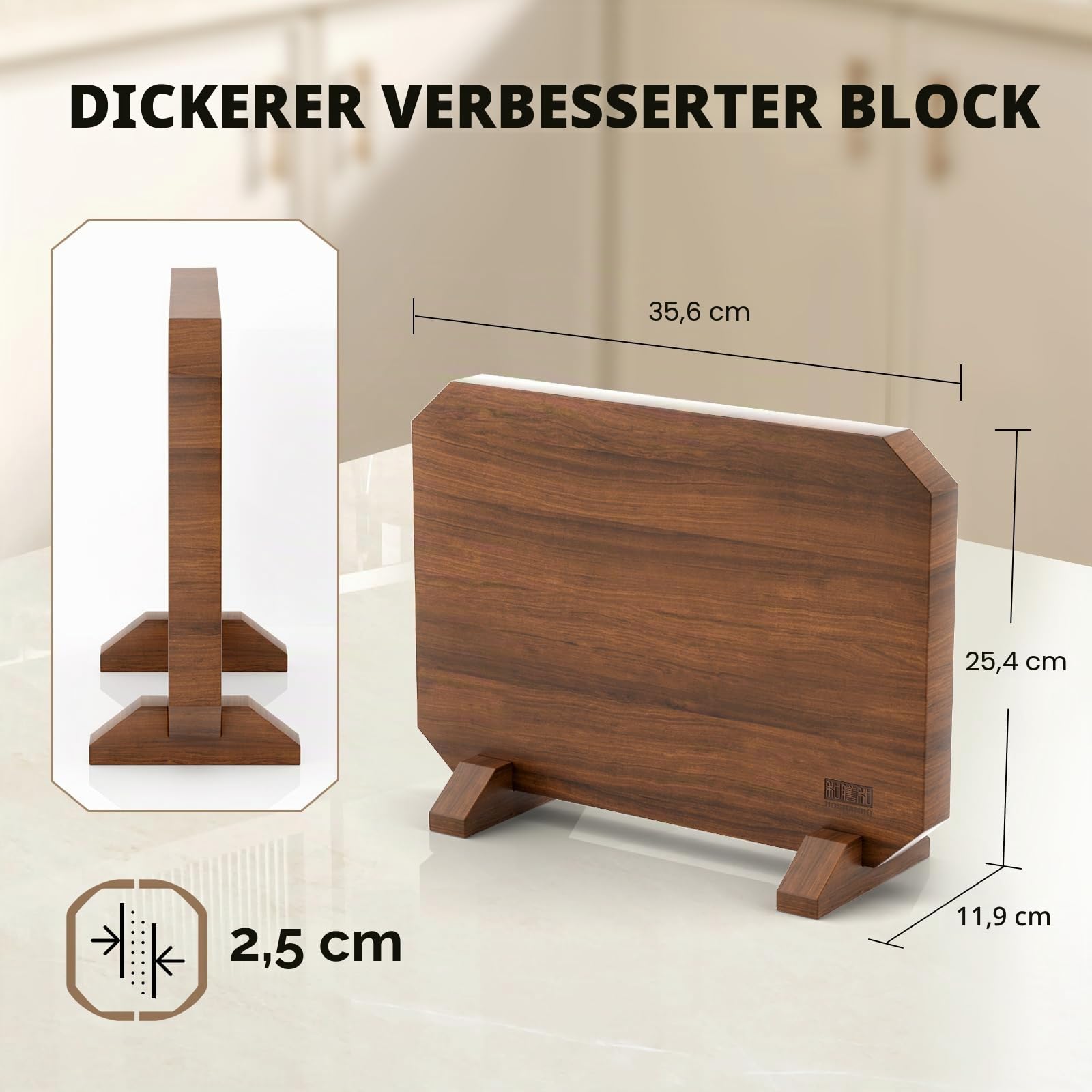 Hoshanho Messerblock Magnetisch ohne Messer – Bild 5