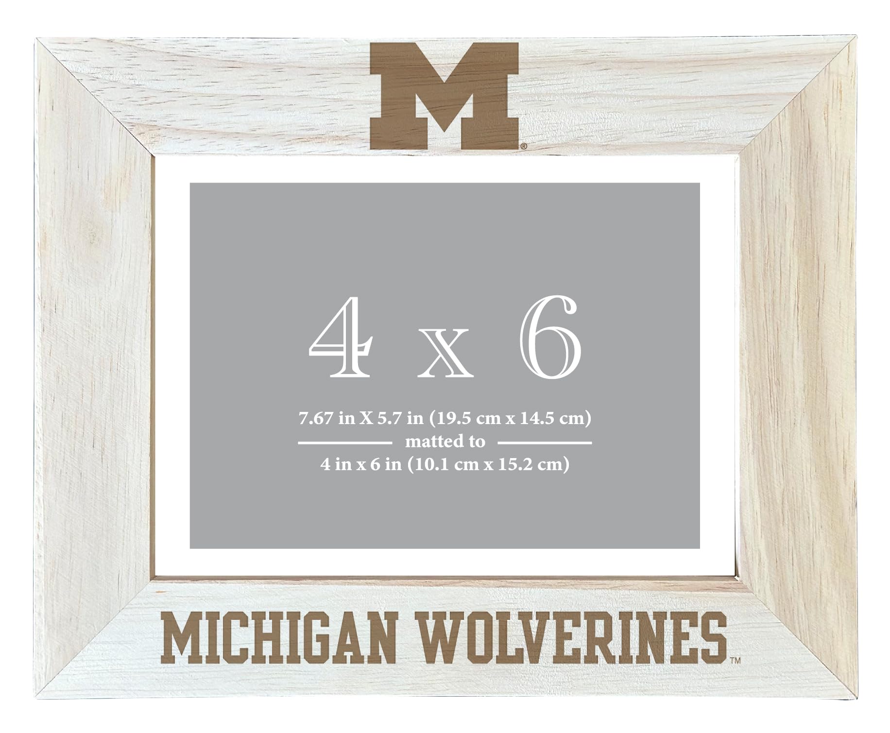 Michigan Pdf Frame Michigan Wolverines Merchandise Michigan Wolverines Wooden Photo Frame ...