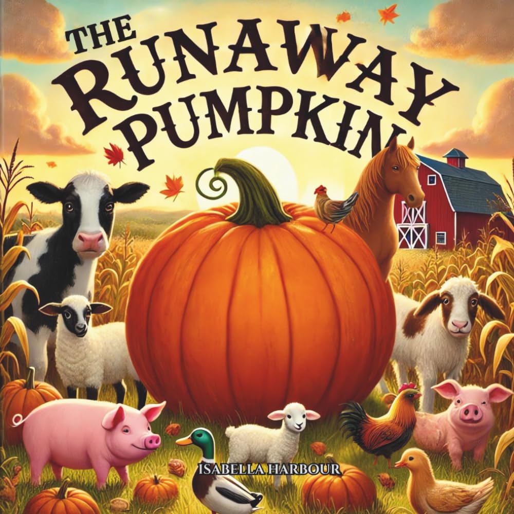 The Runaway Pumpkin: A Heartwarming Farmyard Tale About Teamwork and Staying Calm for Ages 3-5