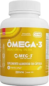 Ômega 3 EPA e DHA 1000 mg 60 Cápsulas - D.Pro - Saúde Cardíaca e Cerebral