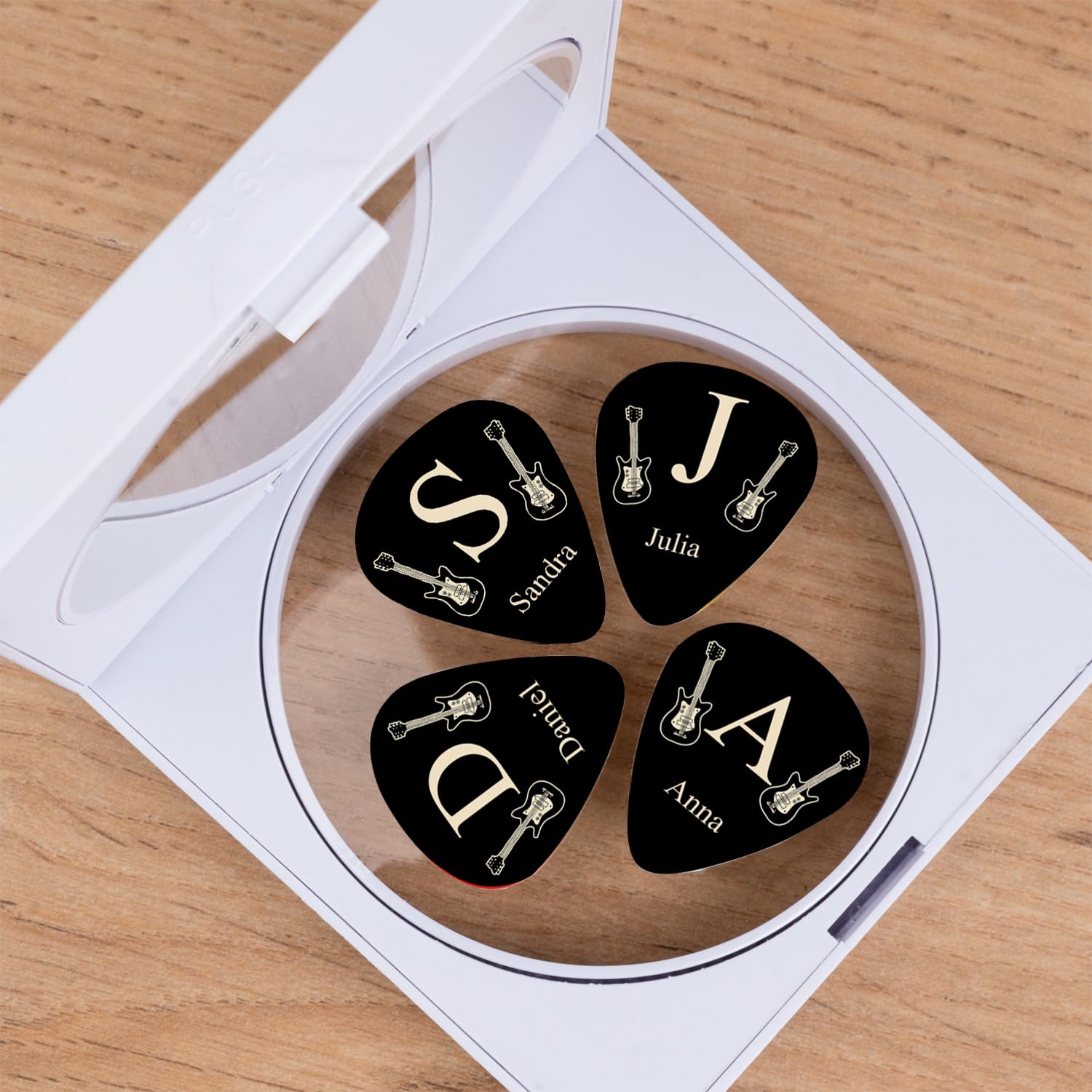 12 Plettri Per Chitarra Personalizzati - Doppia Faccia Con Il - Foto 3