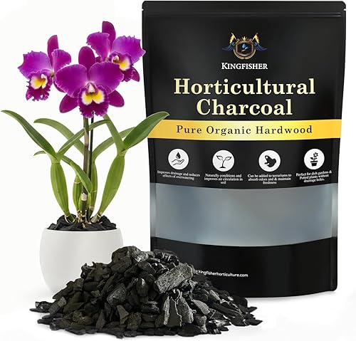 Carbón hortícola orgánico y carbón de terrario Carbón para plantas Carbón de madera dura puro para plantar y jardinería Biochar de arce