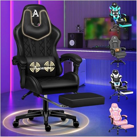 ALFORDSON Silla Gaming Ergonómica Reclinable