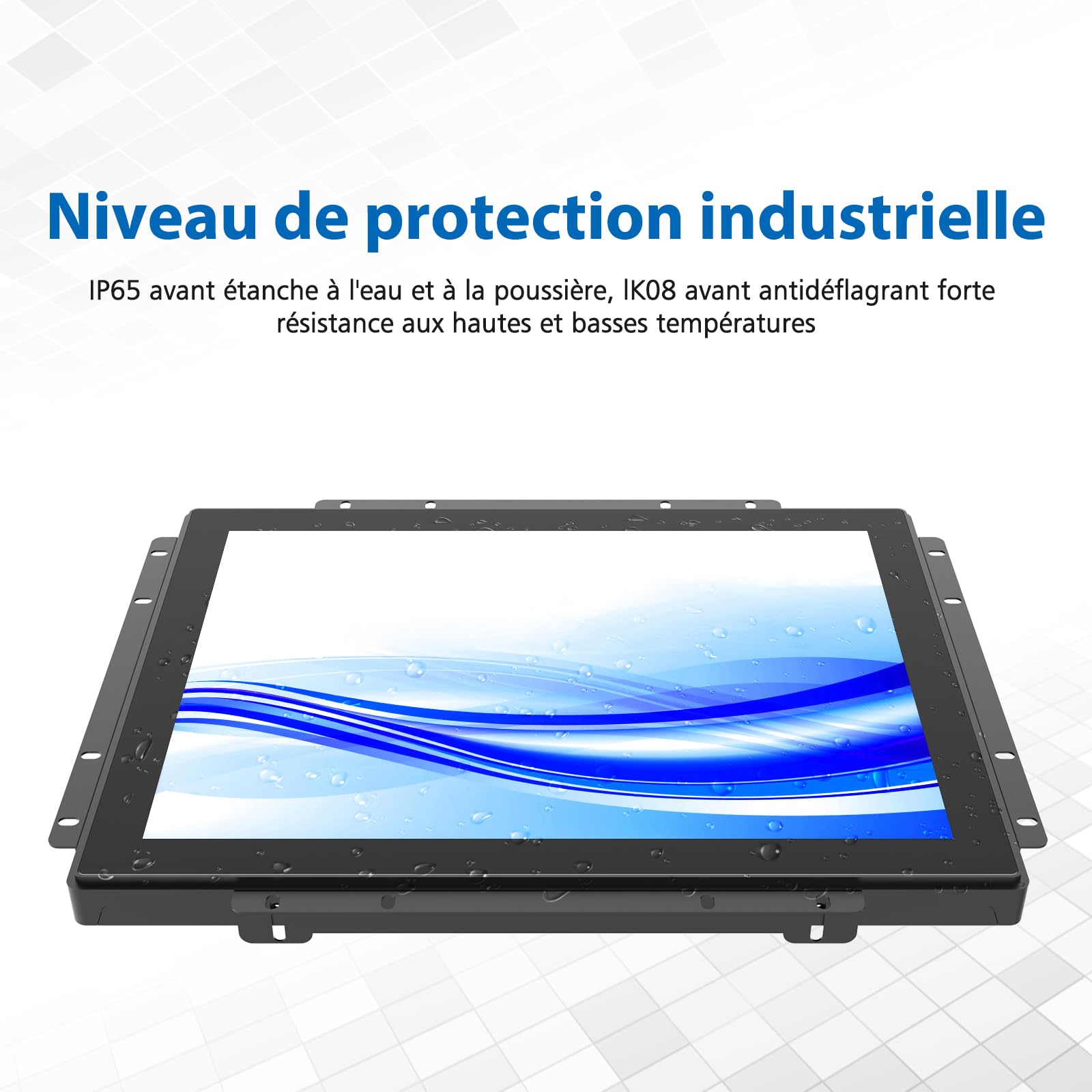 GreenTouch Écran Tactile PCAP à Cadre Ouvert 19" 10 Points Haute luminosité - Écran Tactile Industriel pour l'extérieur - 5:4 TFT LCD