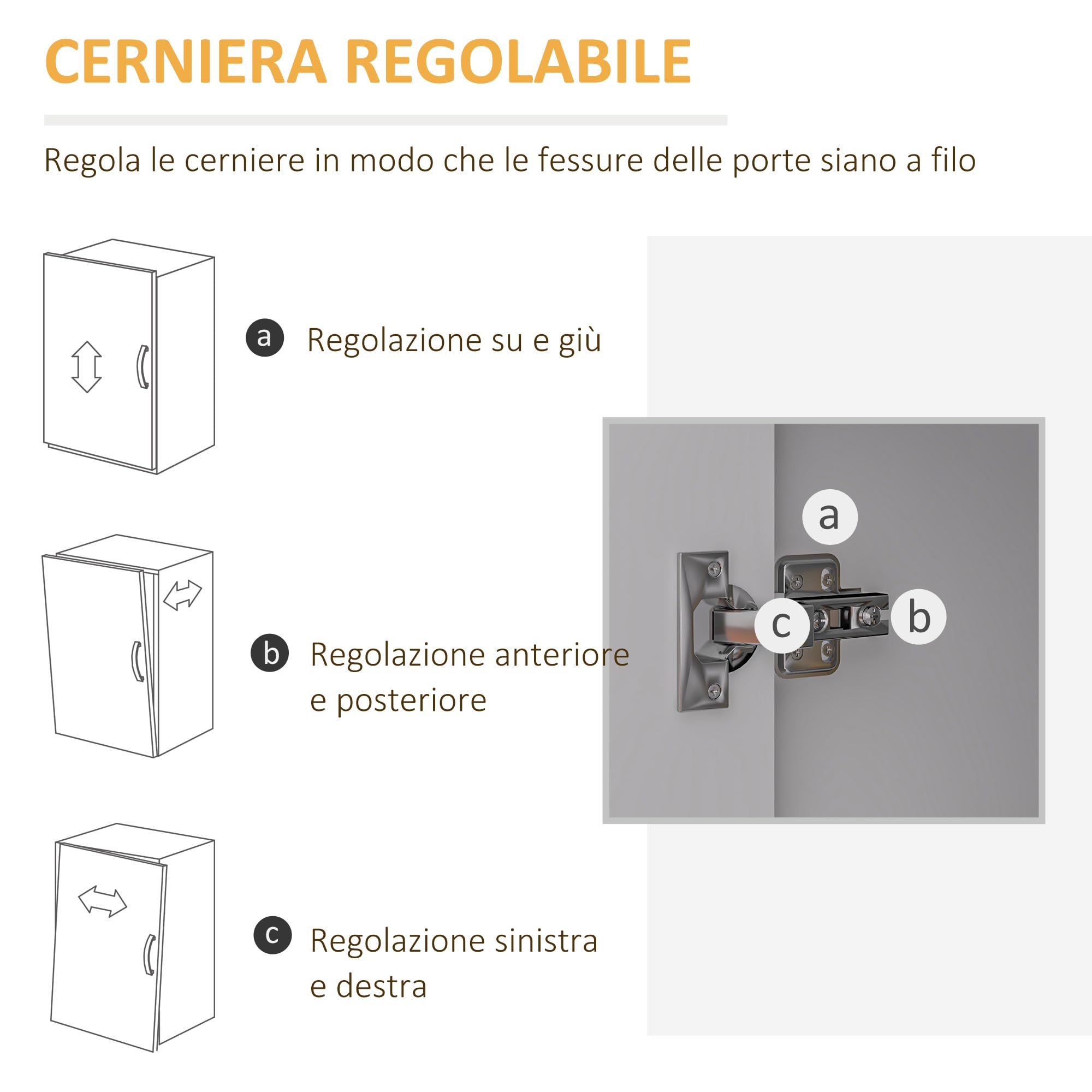 HOMCOM Armadietto per Documenti con 5 Cassetti, Armadio da Ufficio con Ripiano Regolabile, Mobiletto Multiuso Portaoggetti con Ruote, per Casa Ufficio, 78x40x66.5 cm, Bianco