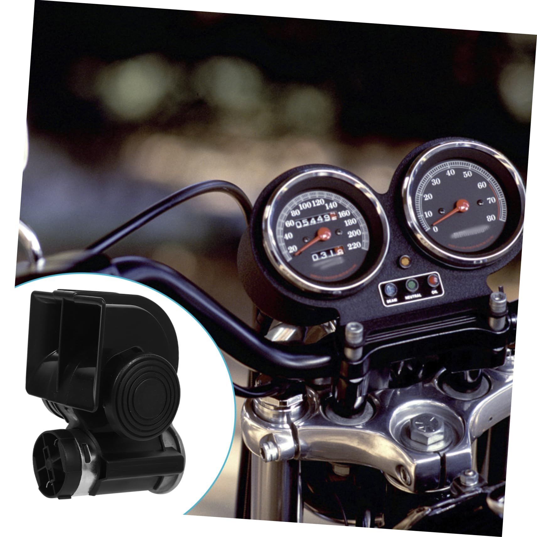 MAGICLULU Bocina De Tren Potente De Bocina De Tren Eléctrica Para Vehículo Motocicleta Camión Fuerte