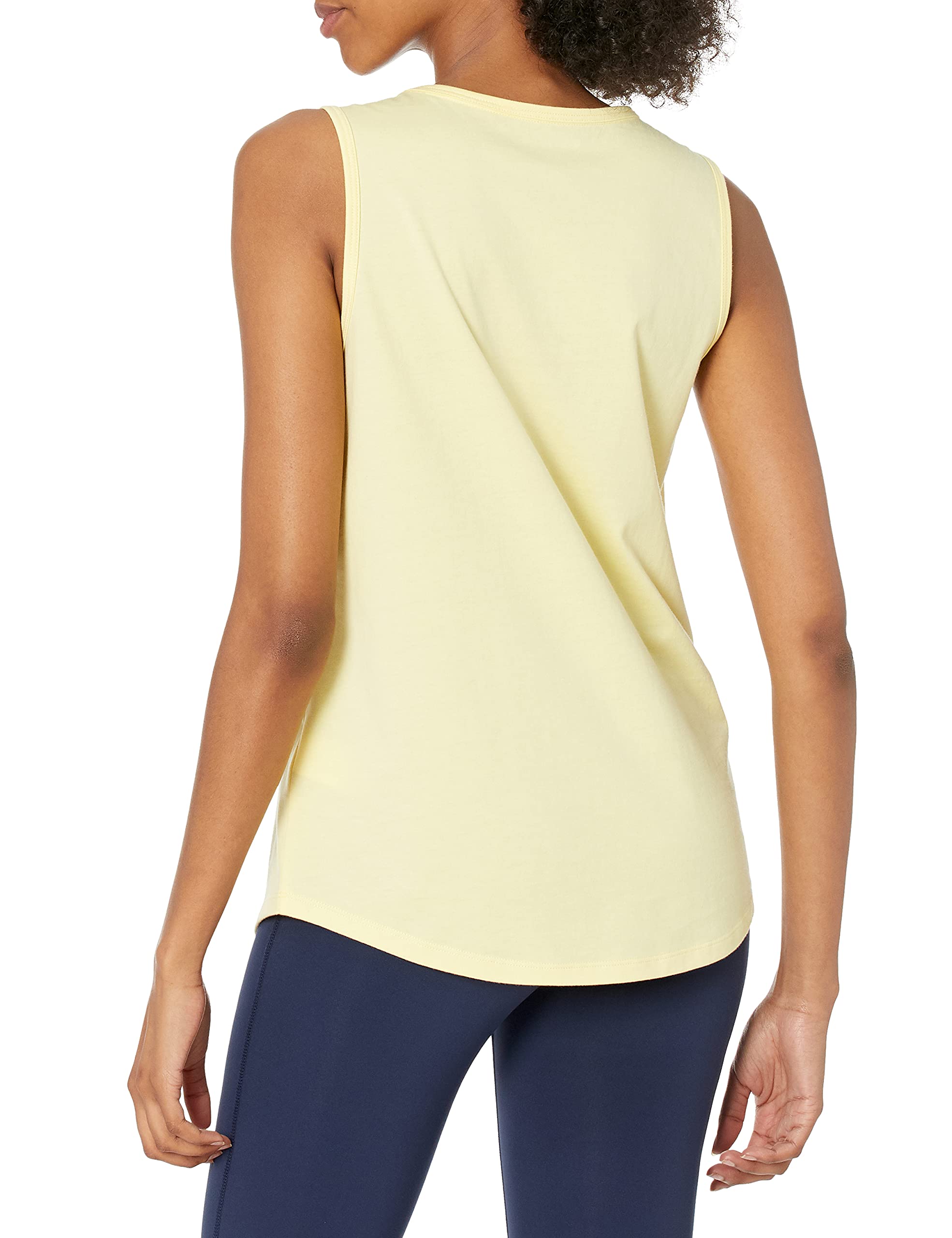 Amazon Essentials Canotta Smanicata in 100% Cotone vestibilità Classica Donna, Pacco da 2