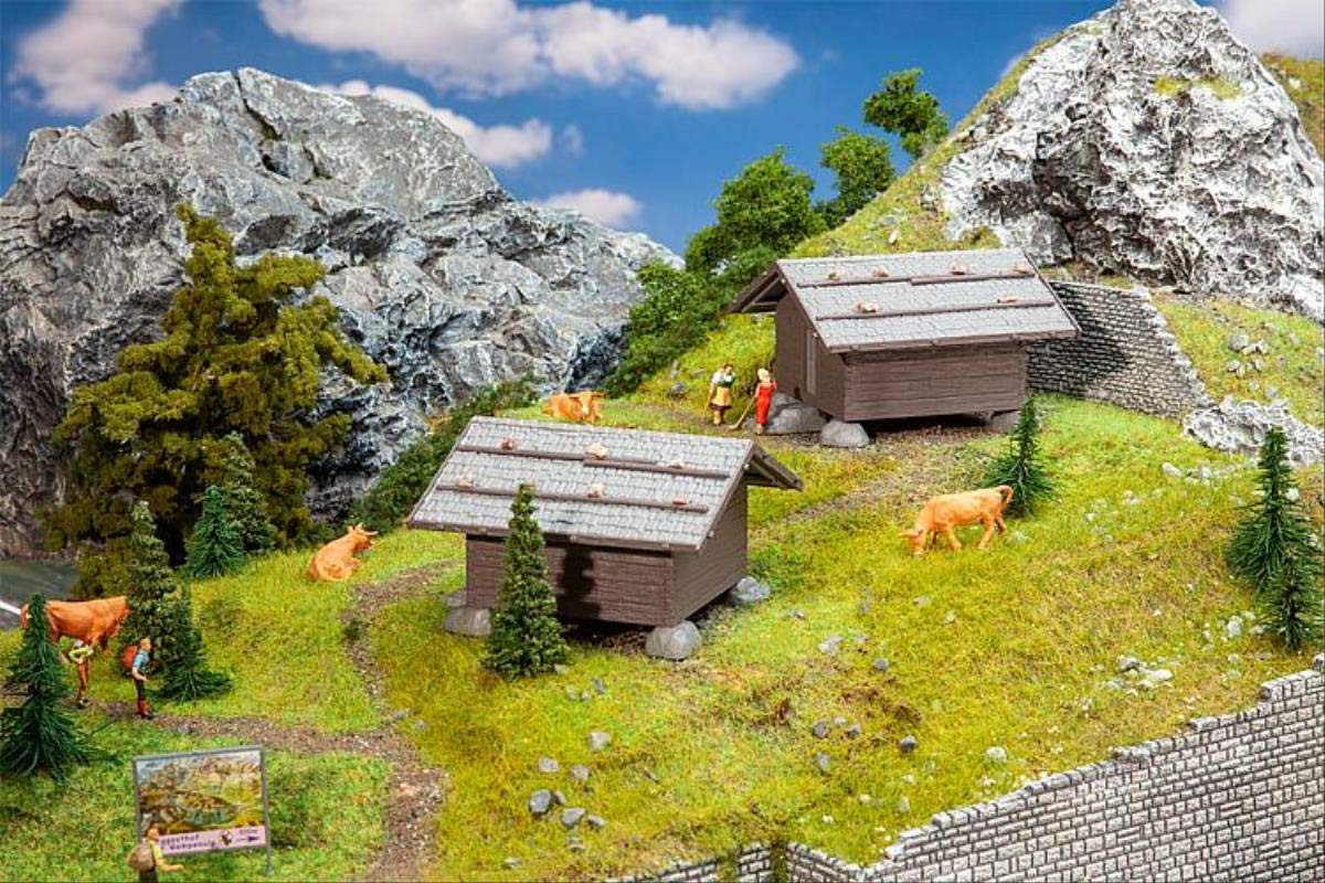 Faller 130636 Hay Barns (2) Kit
