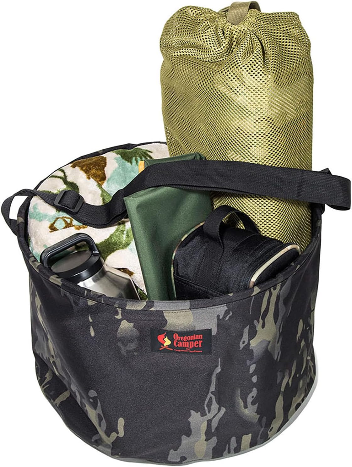 [オレゴニアンキャンパー] タイニー キャンプバケット Tiny Camp Bucket ブラックカモ OCB-2034