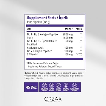 DAY2DAY The Collagen Multi Balance, Vitamin ve Mineral İçeren Kolajen Takviyesi, Cilt Sağlığı, Saç ve Tırnak Desteği, Eklem ve Bağ Doku Desteği