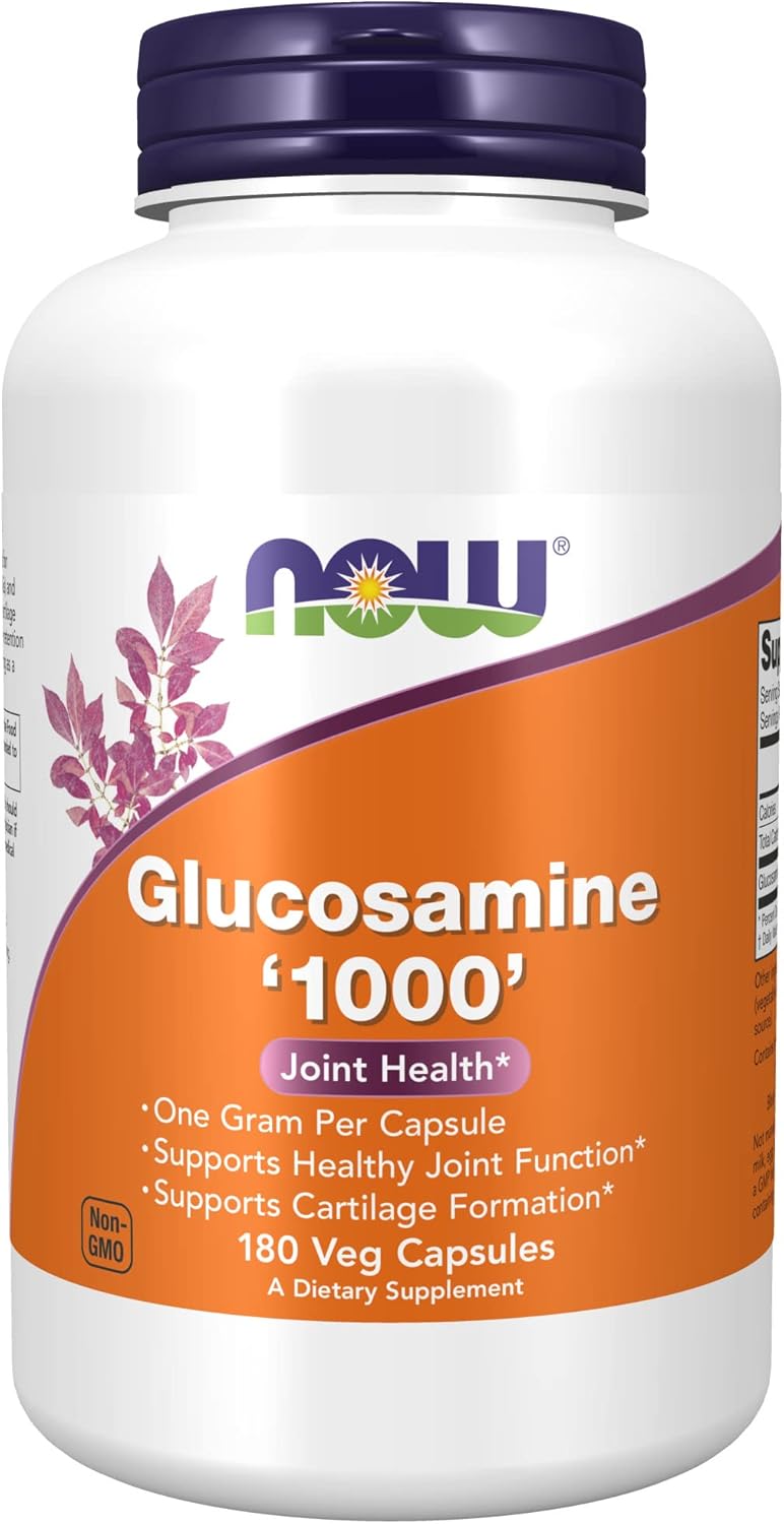 NOW Supplements, Glucosamine '1000', with UL Dietary Supplement Certification, 1 g
