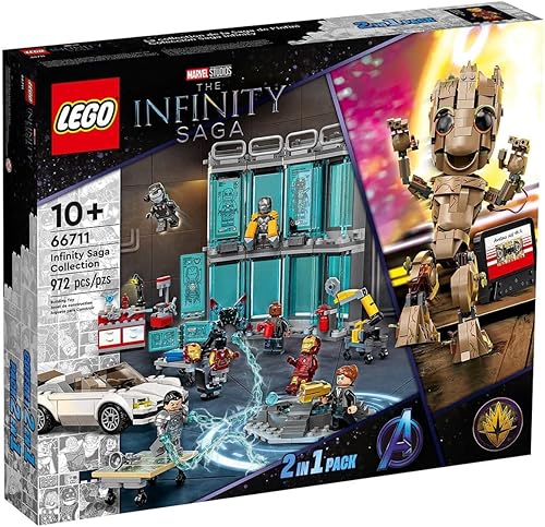 LEGO The Infinity Saga: Marvel Baby Groot y Iron Man Co-Pack - 2 en 1 (66711)