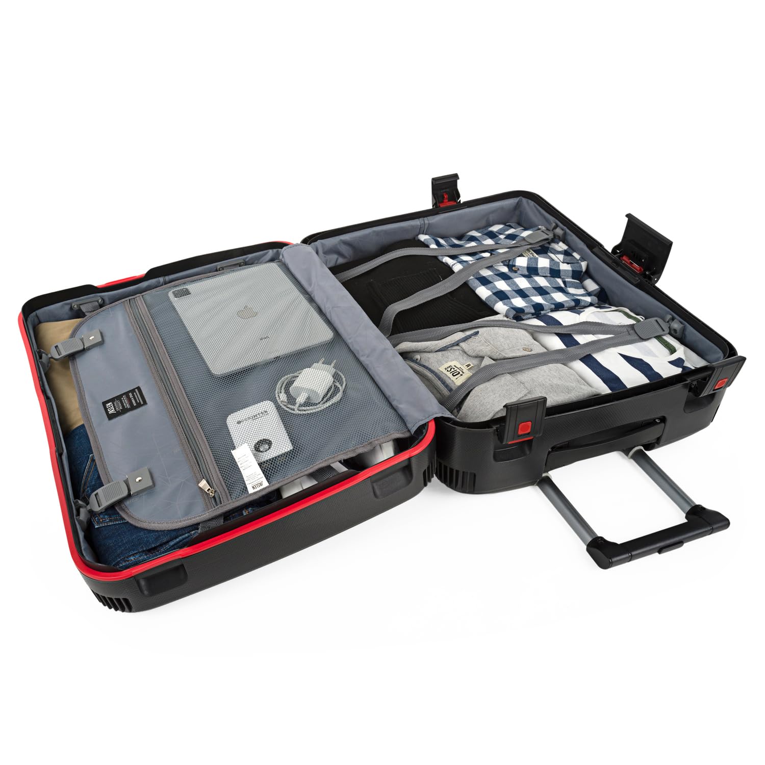 JASLEN - Set de Valises Rigides 4 roulettes - Valise Grande Taille, Valise soute Avion, Bagages pour Voyages, Lot de Valises à Roulette. Fabriquées en PP matériau résistant