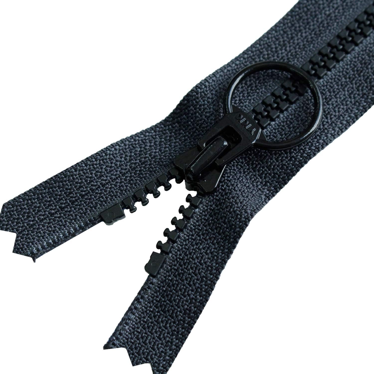 Y.K.K 3VSC20-807 Combination Zipper, 7.9 inches (20 cm), Same Color, Set of 5, Ink Black