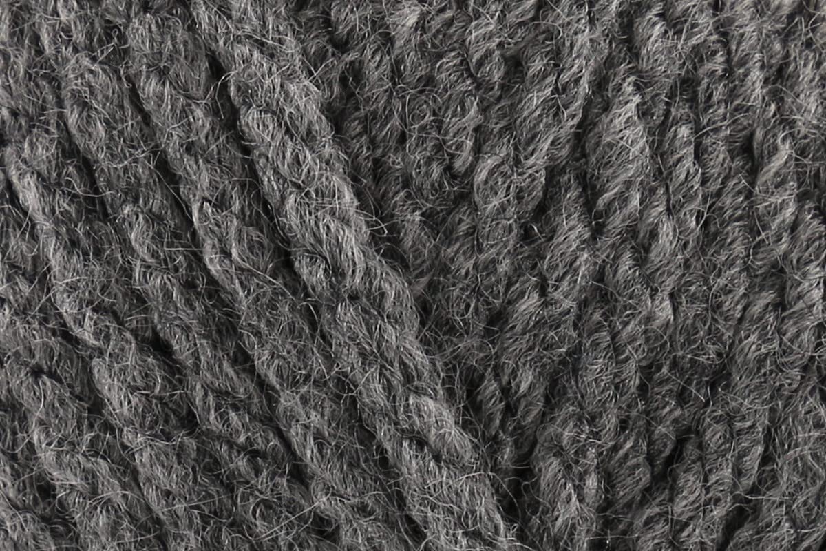 Sirdar Hayfield Bonus Chunky Crochet Yarn, 100% Acrylic Soft Knitting Wool for Sweaters, Cardigans, Jumpers, Ponchos and Capes - 100g Balls - Dark Grey Mix (790) - Pack of 3 — image 1