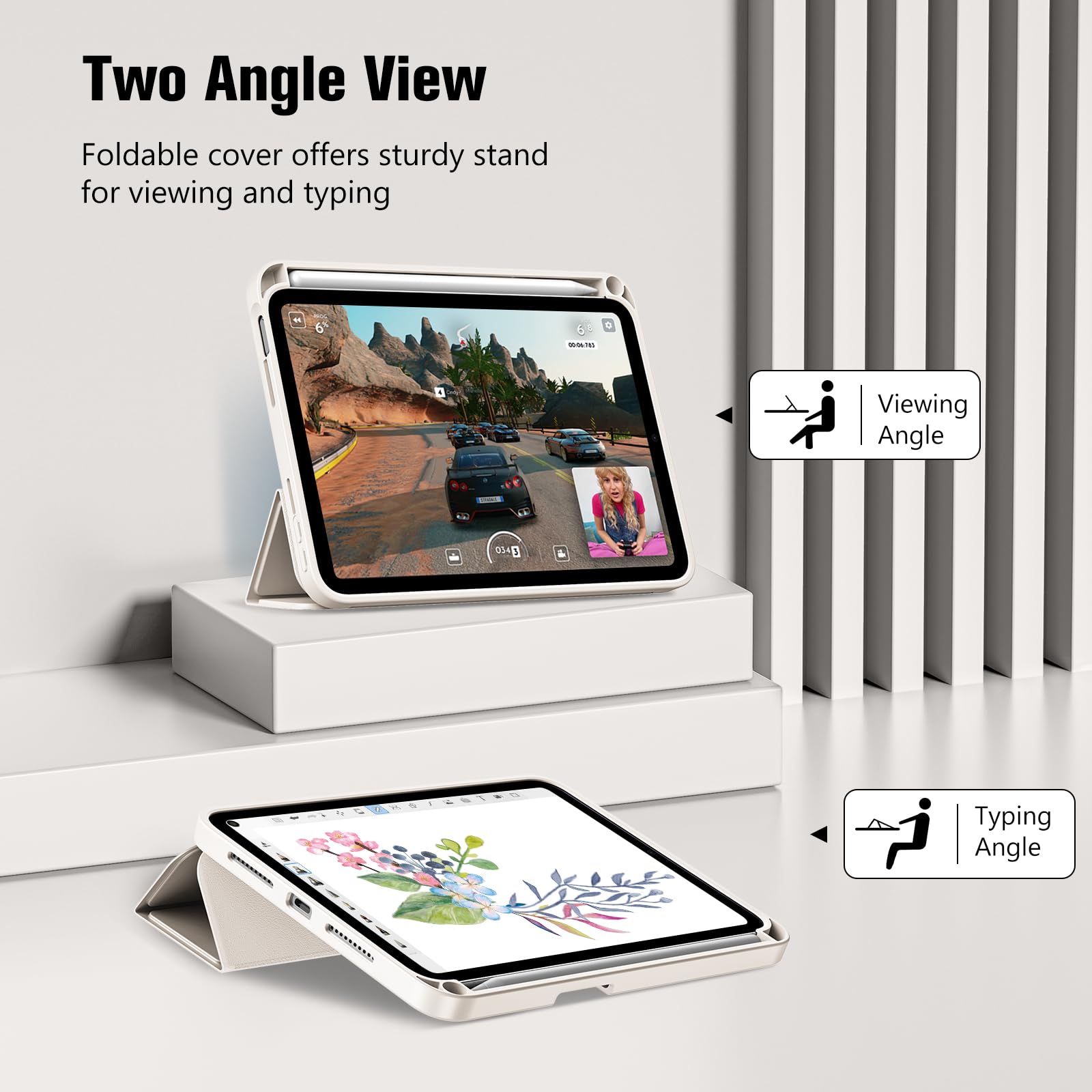 Amazon.com: ProCase for iPad mini 7 A17 Pro 2024/iPad Mini 6 2021