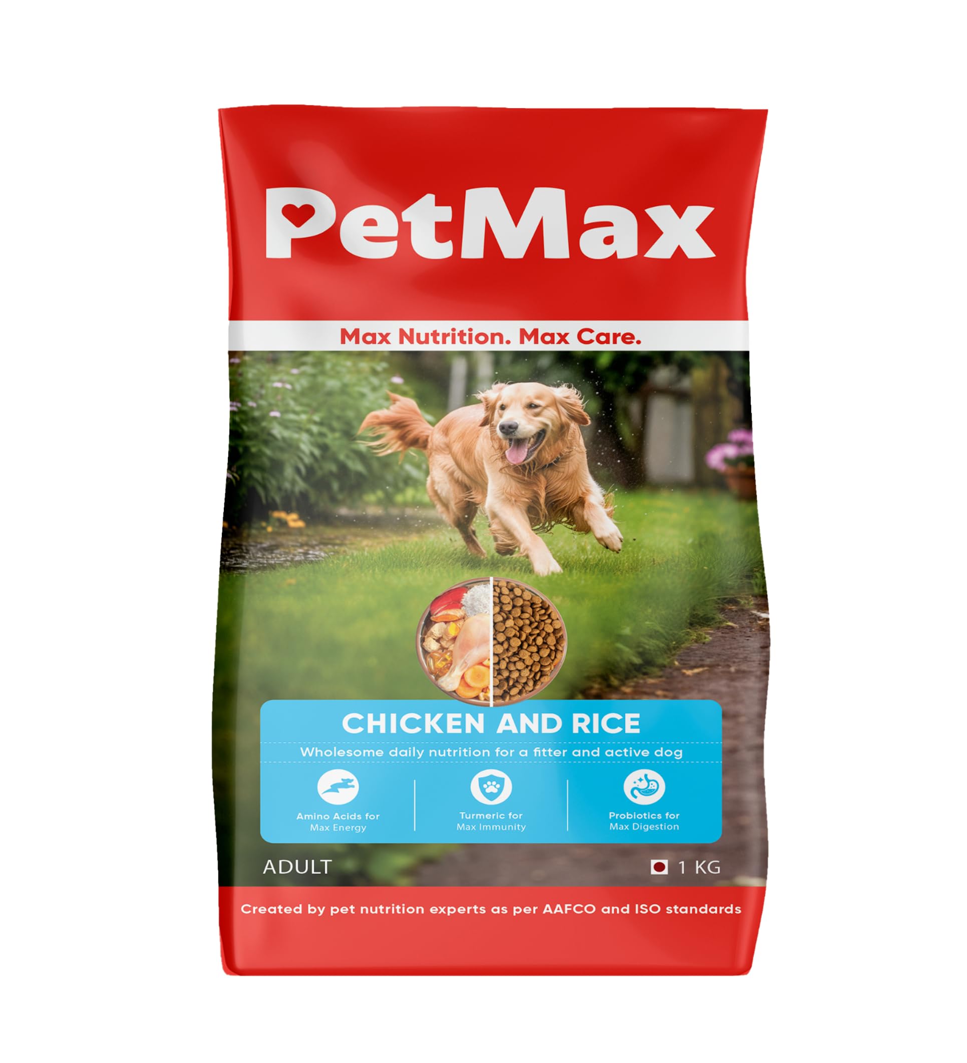 PetMax Adult Chicken & Rice Dry Dog Food (1Kg) (B0CQRMDQYL) Amazon Price History, Amazon Price Tracker