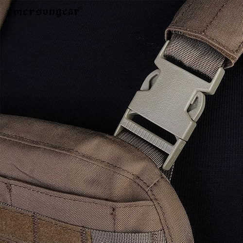 Miniatura 5 de EMERSONGEAR Chaleco ligero AVS estilo CP con diseño MOLLE