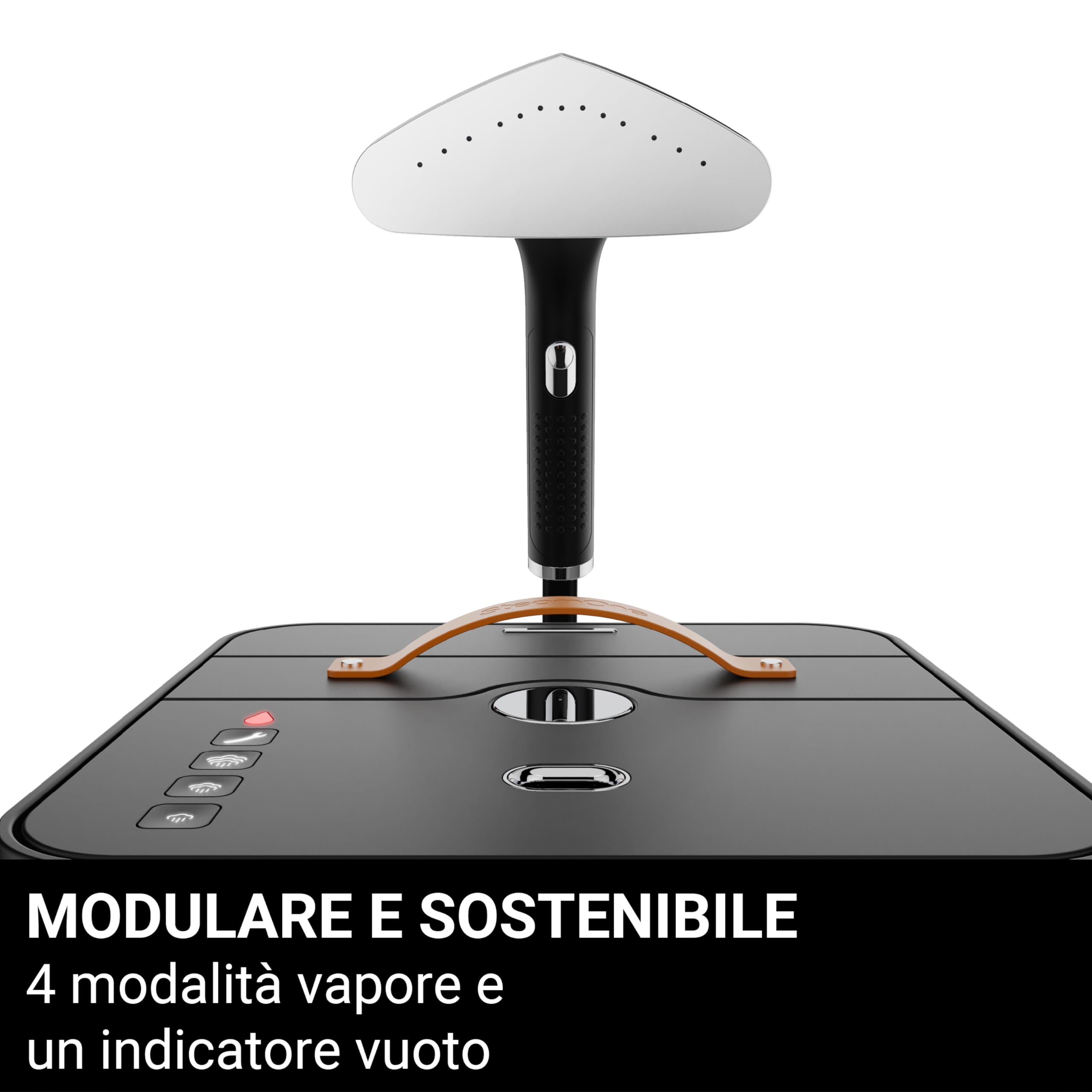 SteamOne SteamCube Steamer Ferro da Stiro Pro Nero 2900W - 10 Bar | SteamCube Steamer Professionale, 2900W, 10 Bar, 125g/min, Verticale e Orizzontale, Serbatoio 2,5L, 90min, EUST01