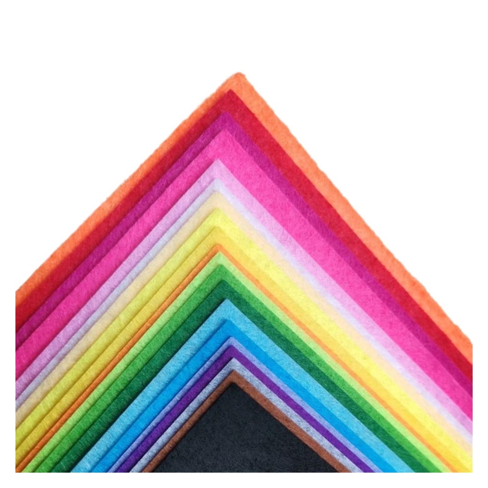 Arkusz tkaniny filcowej, 40 szt. Arkuszy o grubości 1 mm do wyrobów krawieckich w wielu rozmiarach(30x40cm 40pcs)