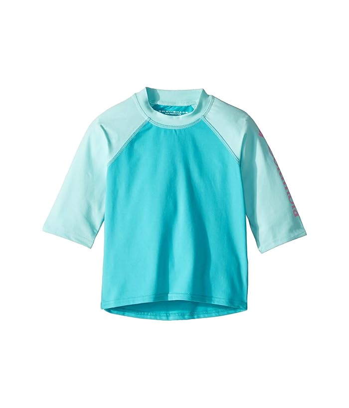 Columbia Kids  Sandy Shorestm Short Sleeve Sunguard (Little Kids/Big Kids) (Geyser/Gulf Stream/Orchid) Girls Short Sleeve Pullover