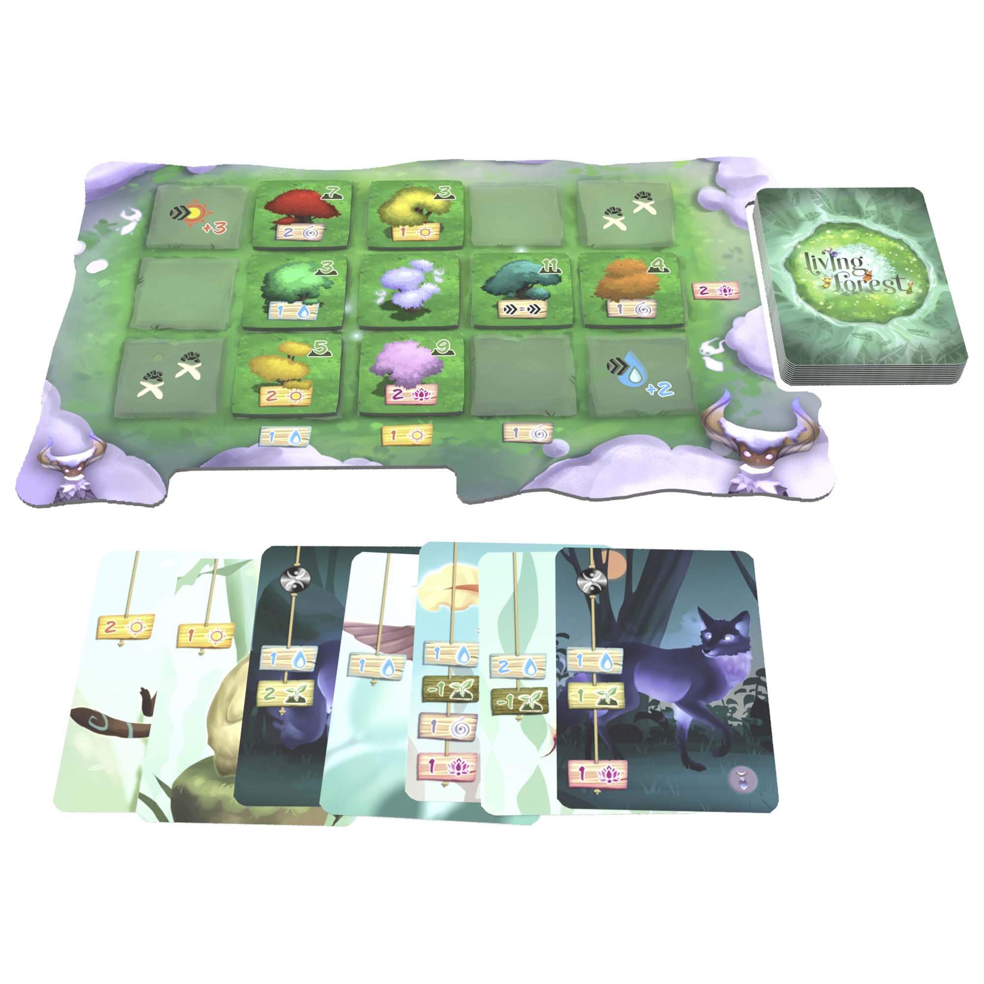 Pegasus Spiele Living Forest Duell - Gioco Da Tavolo Familiare E Strategico