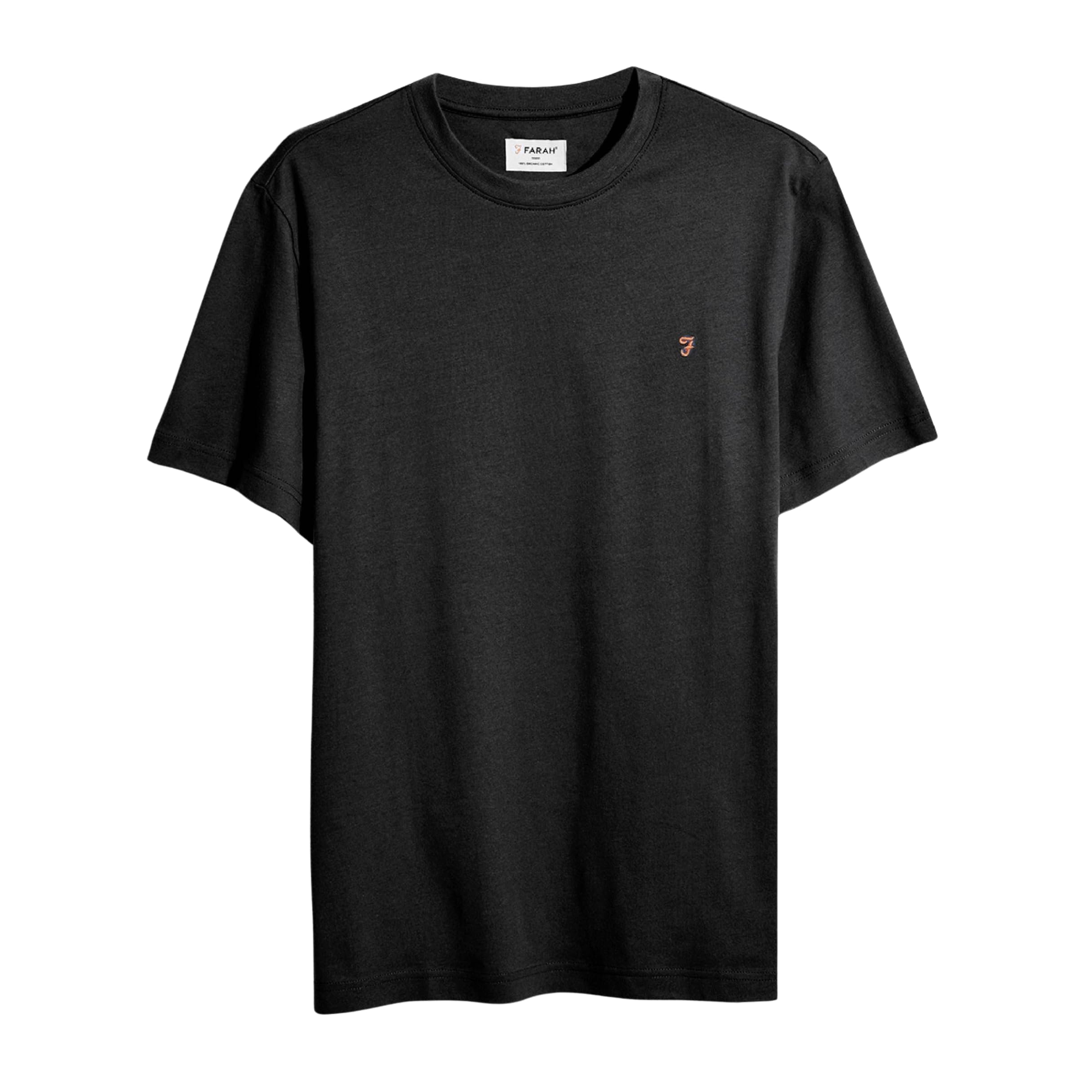 Farah Men's Black New Danny T-Shirt  38 Medium