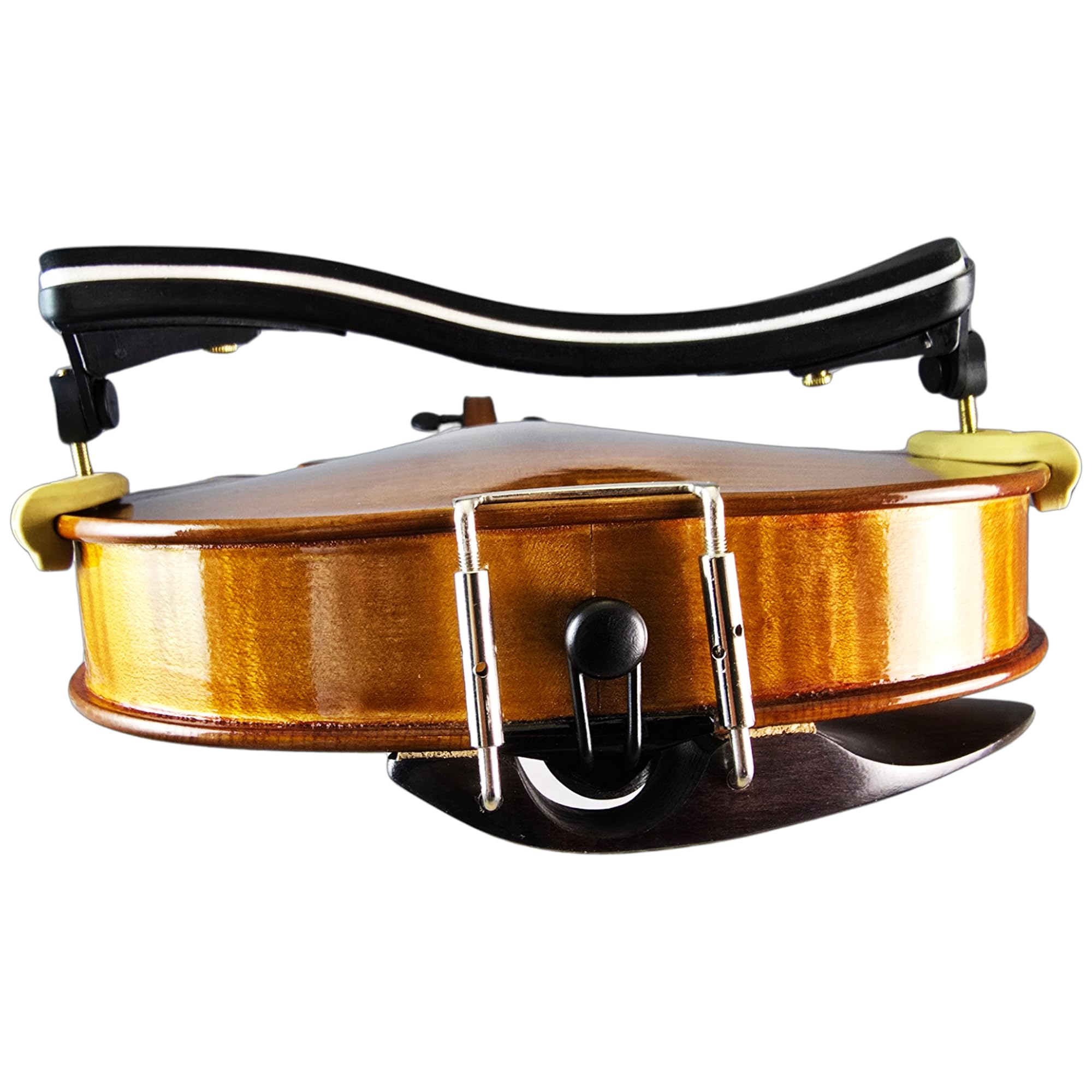 Hidersine ANDANTE Series Épaulière de qualité supérieure pour violons de taille 4/4 et 3/4 – Construction en résine ABS durable – Rembourrage ergonomique en mousse et pieds en caoutchouc – Noir