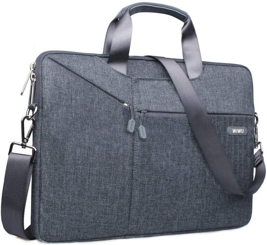 11.6ย - 12ย Inch Laptop Bag, EKOOS Laptop Sleeve Case Messenger Computer Waterproof Shoulder Bag Notebook Handbag Carrying Caseย (Gray)