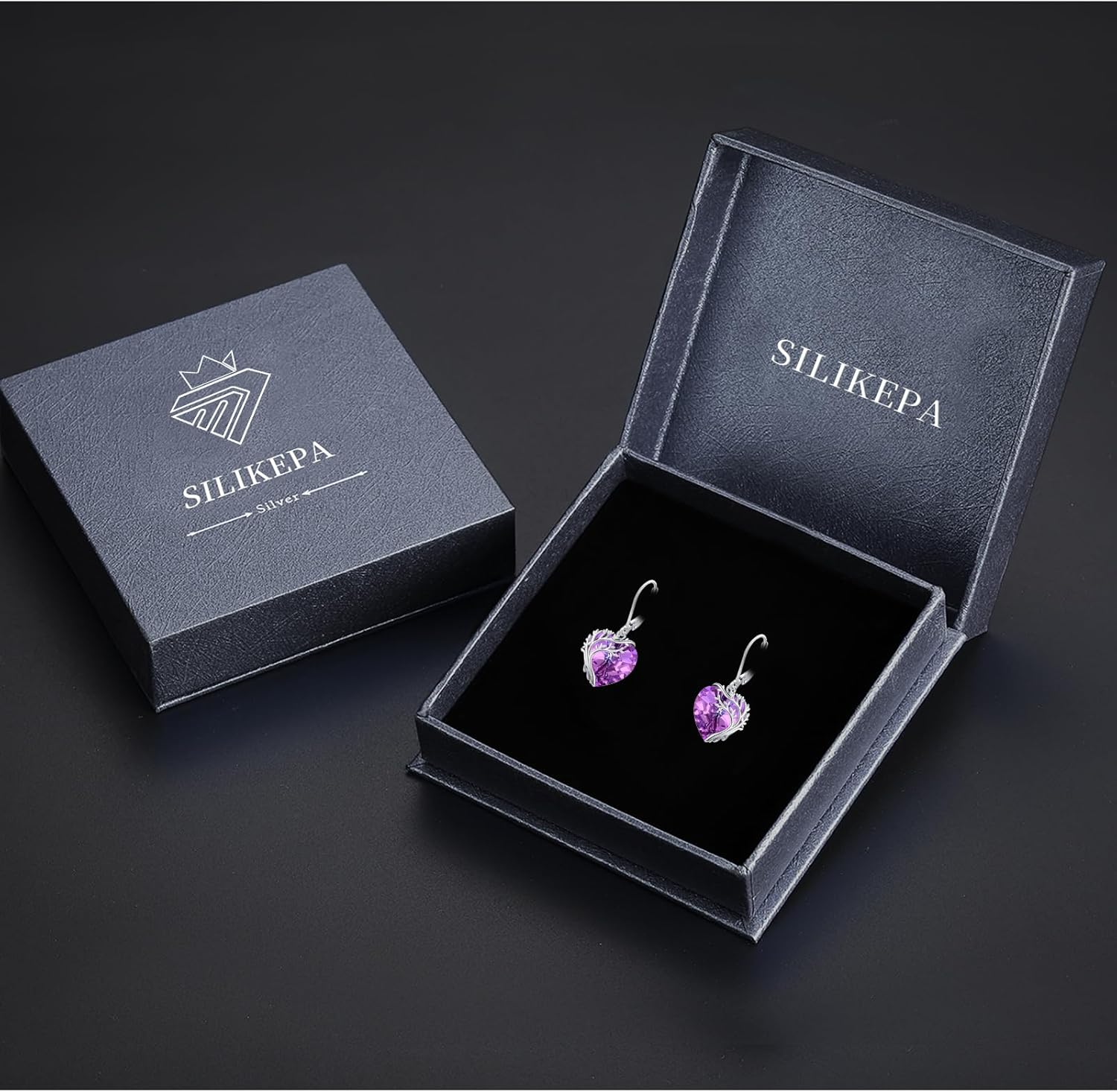 Tree of Life Earrings for Women 925 Sterling Silver Tree of Life Drop Earrings with Heart Crystal Tree of Life Jewelry Birthday Anniversary Party Gifts for Women Girls - Image 7