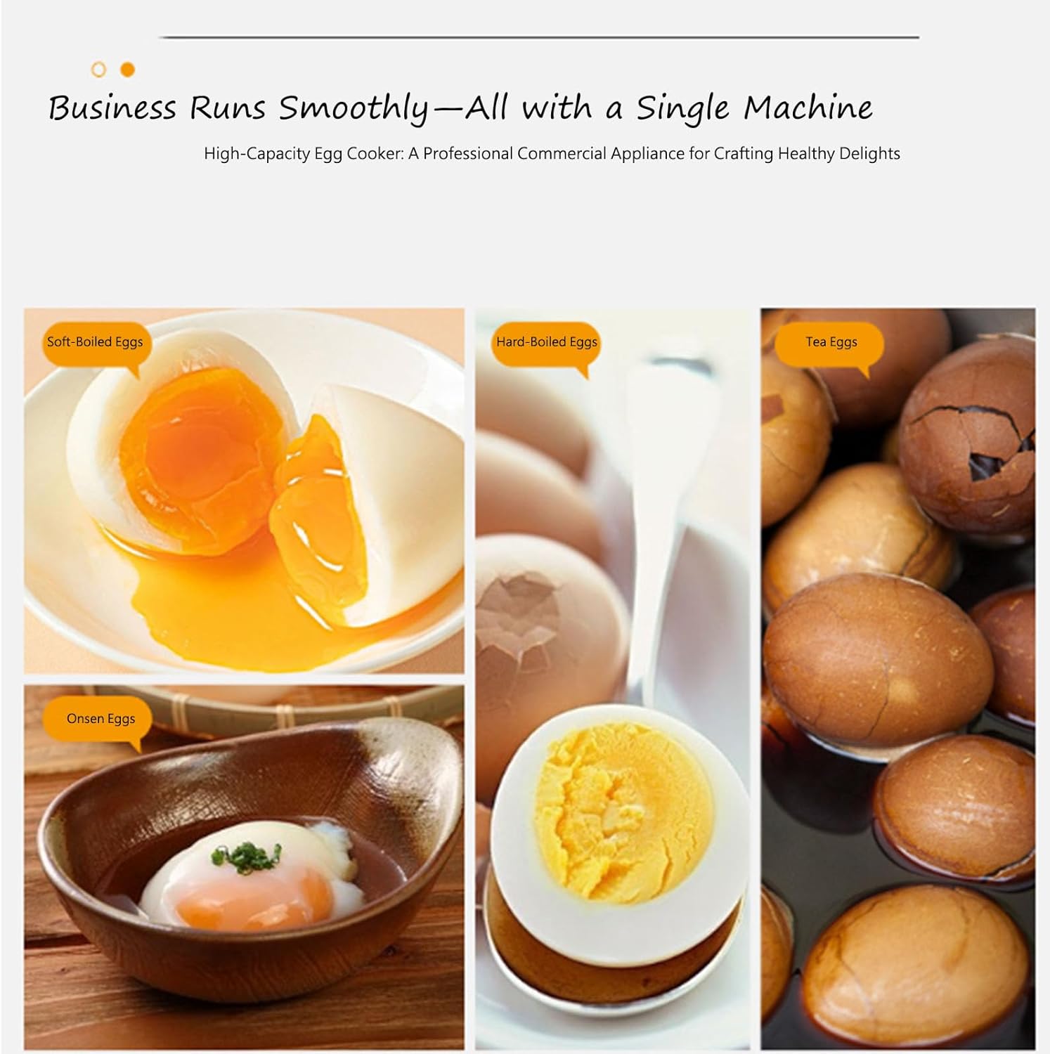 Commercial Egg Cooker, Food Grade Thickened Stainless Steel Water, Timer Service Available,Dual Capacity U-Shaped Uniform Heating Egg Boiler For Restaurant Snack Shop Breakfast Catering