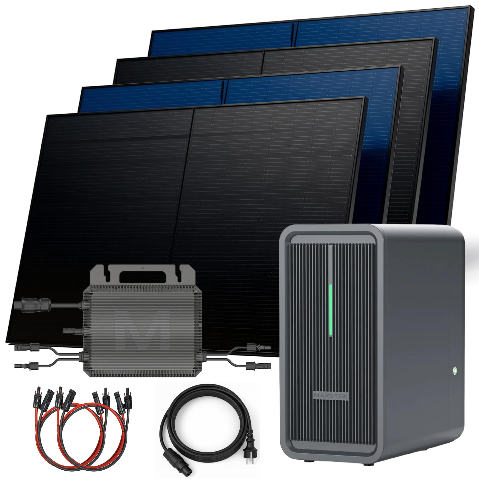 SUNNIVA Balkonkraftwerk 2000W mit 2,24 kWh Speicher MARSTEK B2500-D Produktbeschreibung