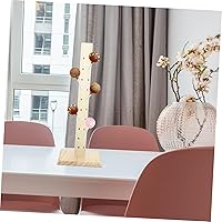 Vista 4 de 1 soporte de exhibición de paletas de madera, soporte resistente para postres para fiestas y eventos, práctico estante de presentación de dulces