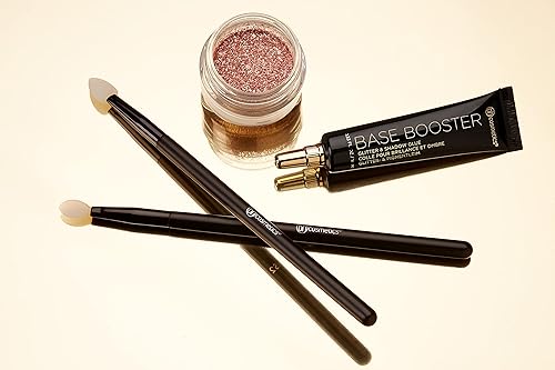 Miniatura 4 de BH Cosmetics, Base Booster Glitter & Shadow Glue, fijación duradera, fórmula transparente, pegamento de maquillaje de ojos, 0.6 onzas