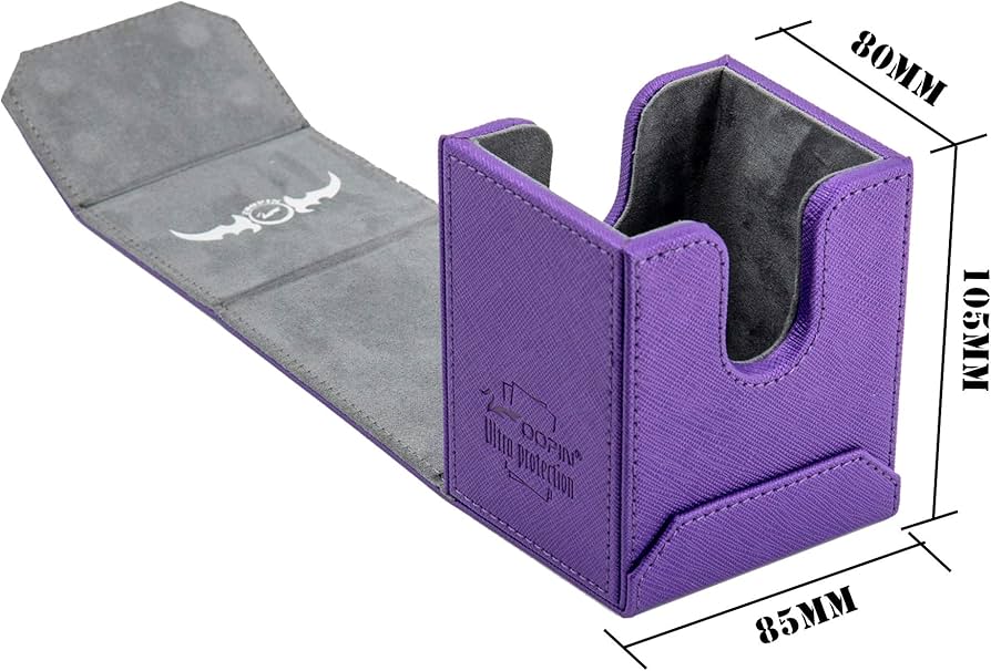 Amazon.com: Zoopin Leather Deck Box-Purple for Collectible Cards