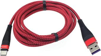 6ft Long USB Cable Type-C Fast Charger Cord Power Wire USB-C Compatible with Samsung Galaxy Z Flip - Sonim XP3 - Sonim XP8 - Sony Xperia 1 - Sony Xperia 10 Plus