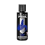Arctic Fox Semi-Permanent Hair Dye, Vegan & Cruelty-Free, Ammonia-Free, Conditioning Color Cream for All Hair Types, Long Lasting, Poseidon Blue, 4 Fl Oz