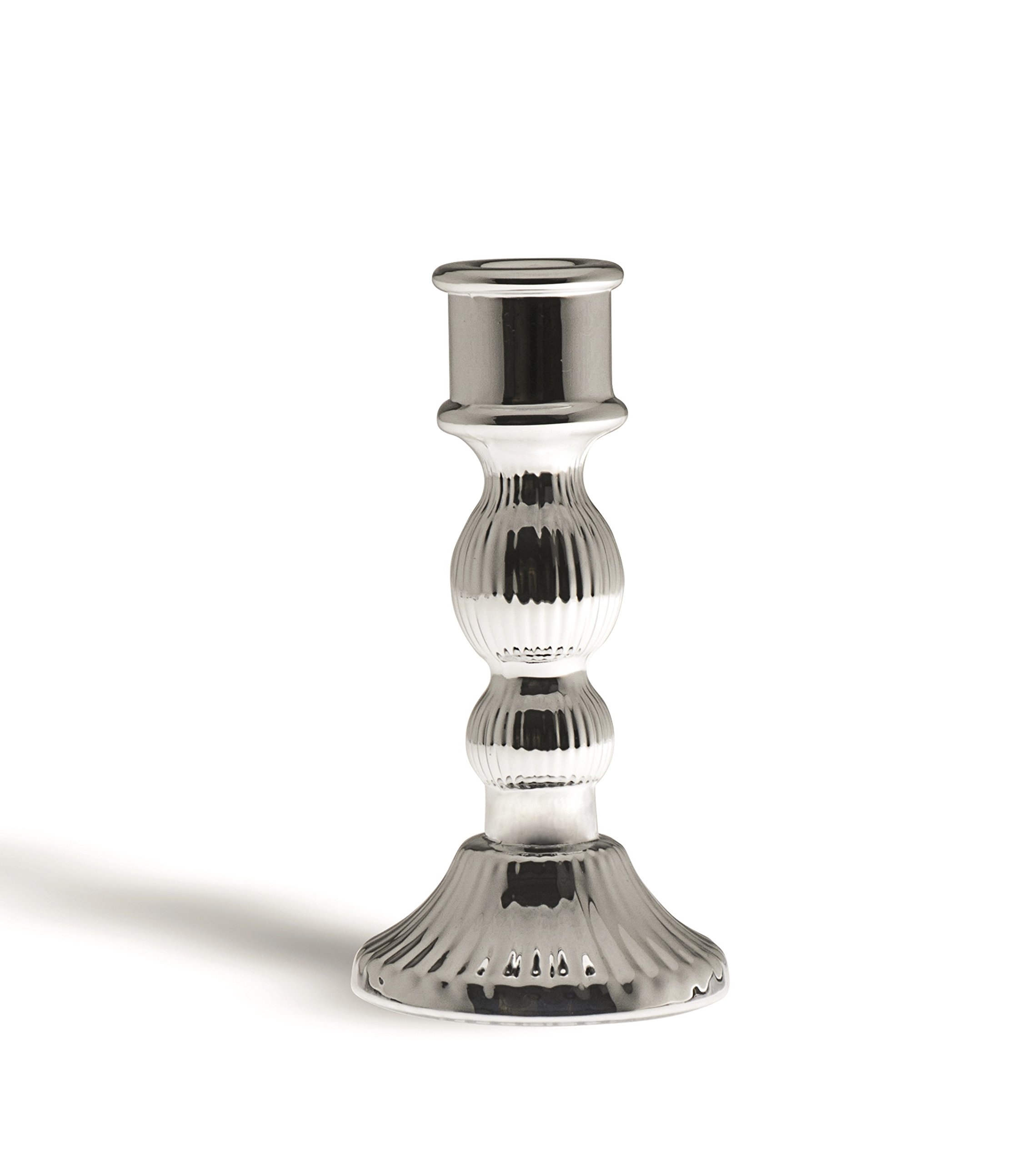 Excelsa Light Candlestick, Silver, 8 x 8 x 15 cm