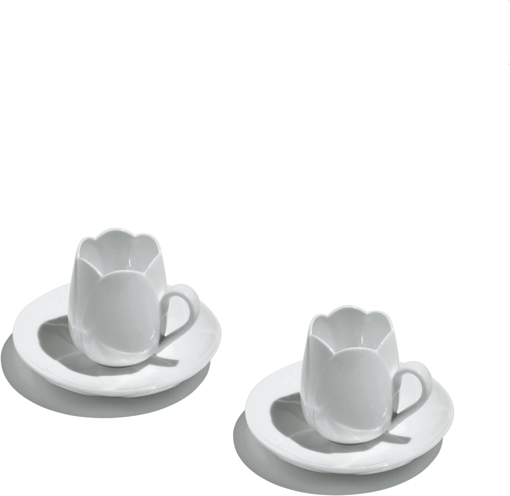 Tulip Mocha Cups and Saucers