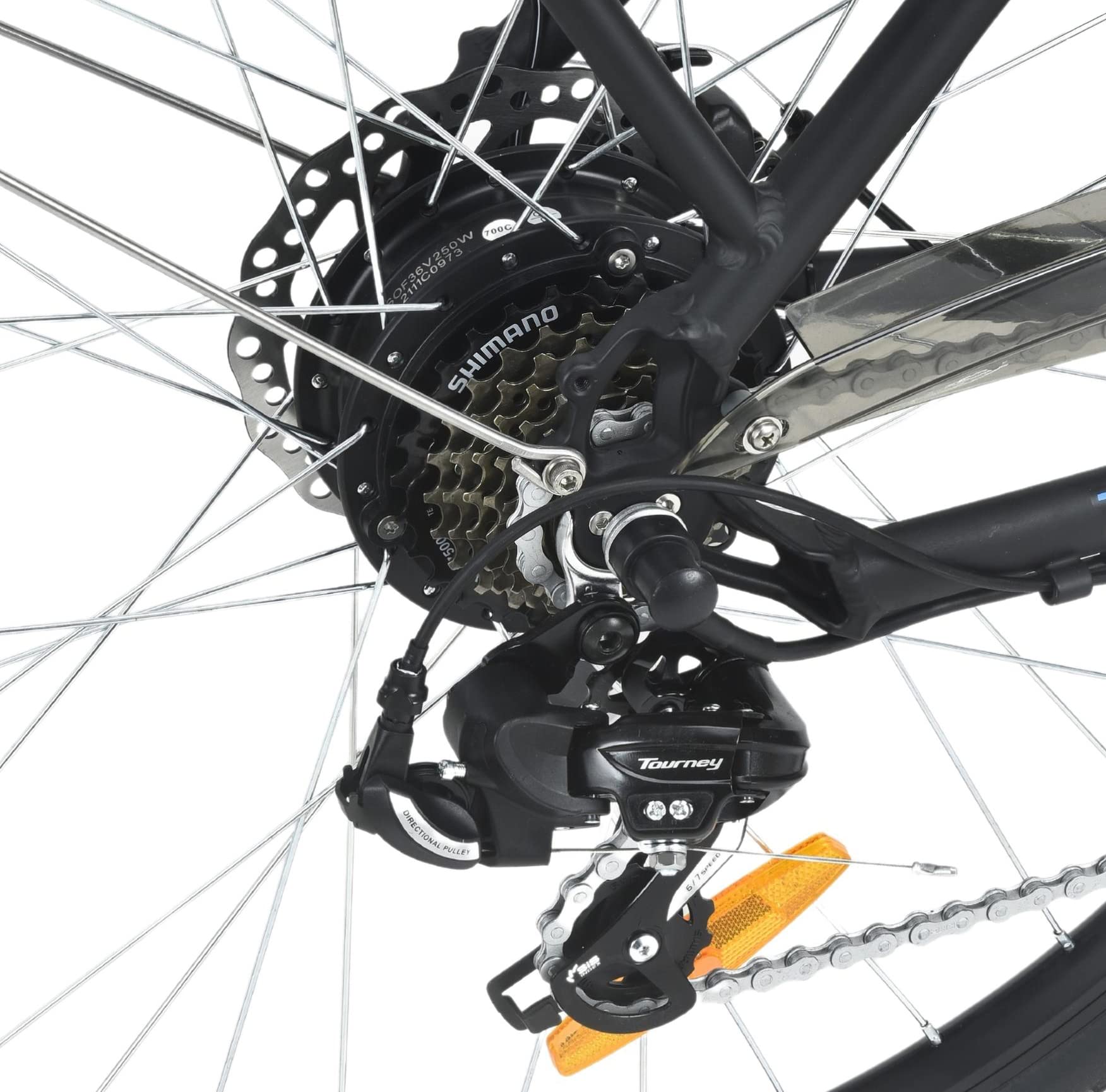 Trek-28H E-Bike Trekking Herren 250W Hinterradmotor Li-Ion Akku 36V/13Ah Elektrofahrrad 28 Zoll Reichweite 90km bis 25 km/h Trekking City