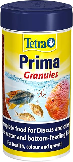 Tetra Prima Complete Fish Food, Complete Food for Discus and Other Bottom-Feeding Fish, 250 ml