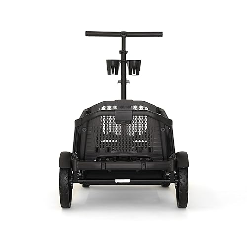 Vista 7 de Veer All-Terrain Cruiser XL Cochecito todoterreno prémium para bebés, niños pequeños y niños Dirección de empuje/tracción/arrastre para terreno