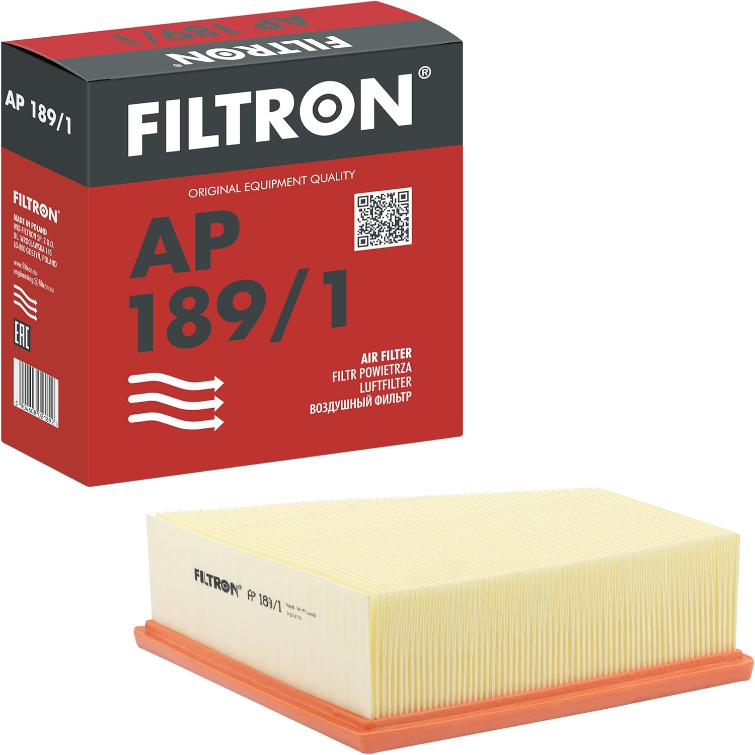 Filtron Air Filter, AP189/1