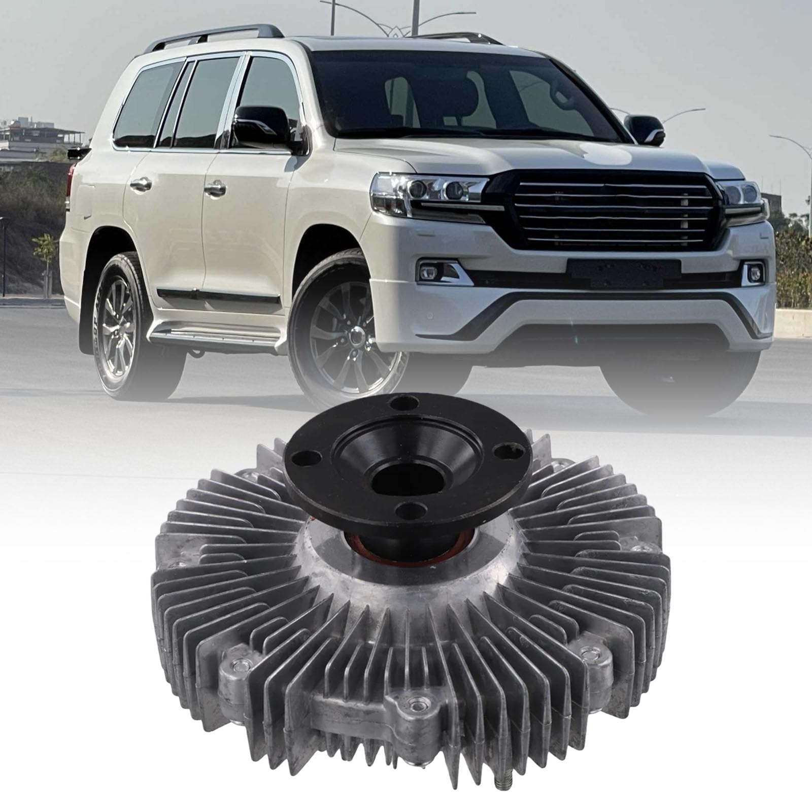 Acoplamiento de fluido de ventilador de alta eficiencia, control automático de temperatura para una refrigeración óptima del motor, reduce el calor en condiciones de conducción, ventilador a