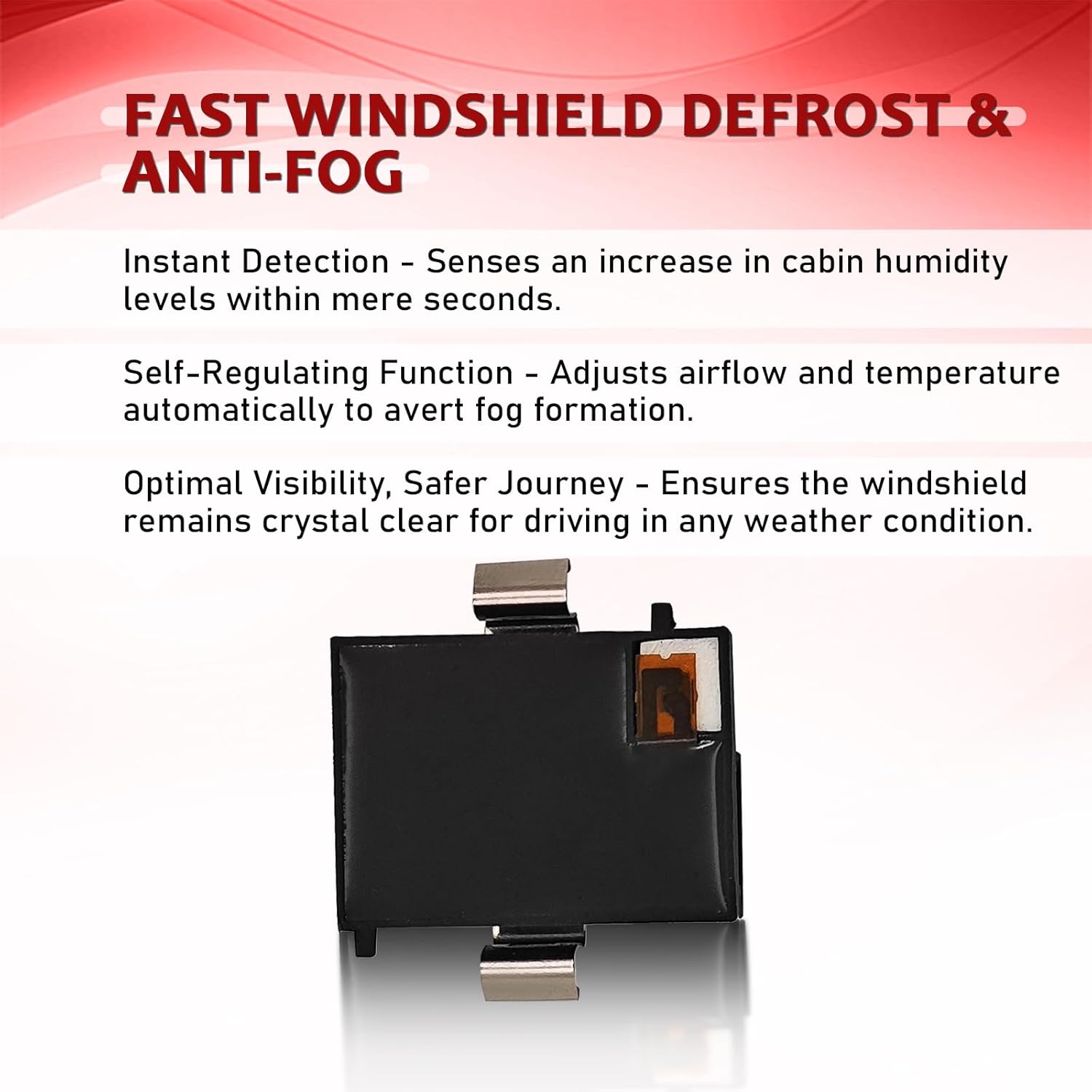 55111389AF Humidity Sensor Replacement for Chrysler 200 300 Pacifica Voyager for Dodge Challenger Charger Dart Durango Journey for Jeep Cherokee Compass Grand Cherokee Renegade for Ram 1500