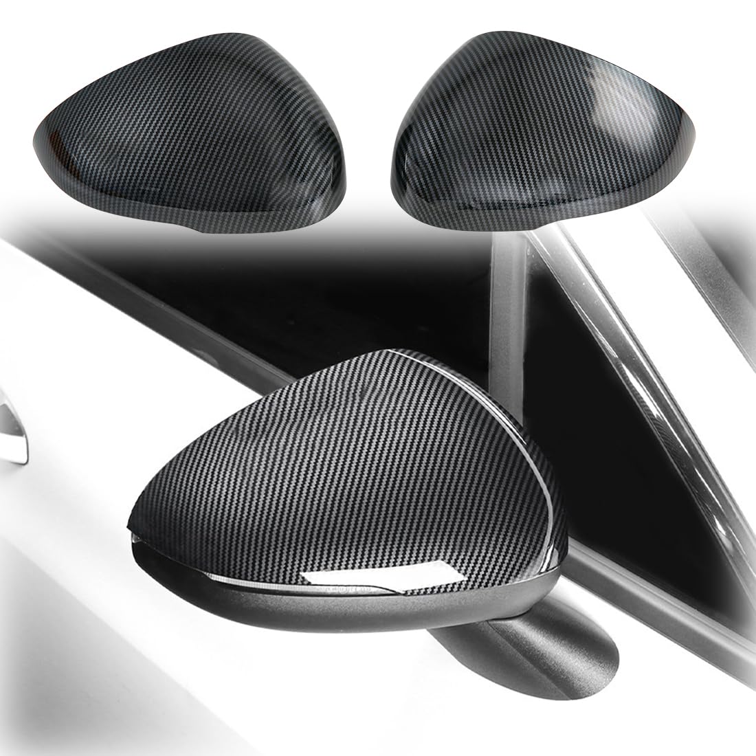 Rear View Mirror Cover，for Kia K5/Optima 2021 2022 2023 2024 2025 Carbon Fiber Turn Signal Housing Cover Accessories